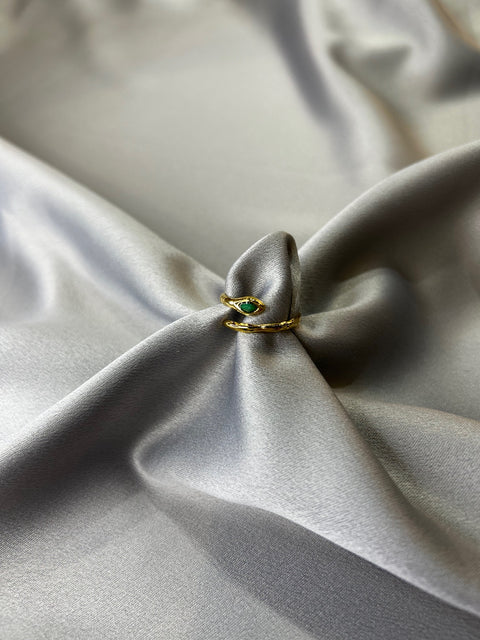 Ernest and Kelly Snake Adjustable Ring- 2 Colours