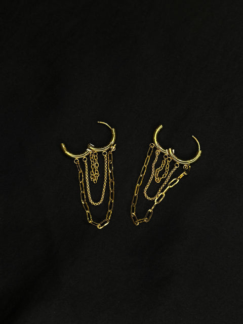 Ernest & Kelly Gold Donnatella Earrings
