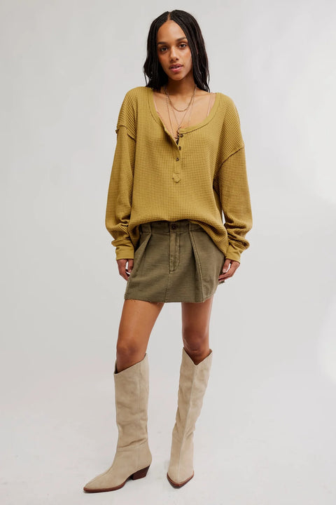 Free People Montreal Thermal Long Sleeve - 2 Colors