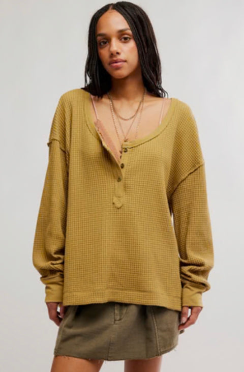 Free People Montreal Thermal Long Sleeve - 2 Colors
