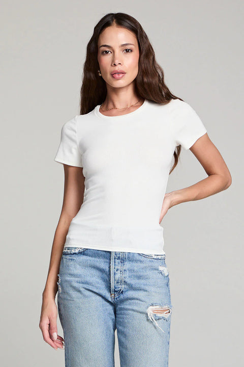 Saltwater Luxe Crewneck Slim Tee - 3 Colours