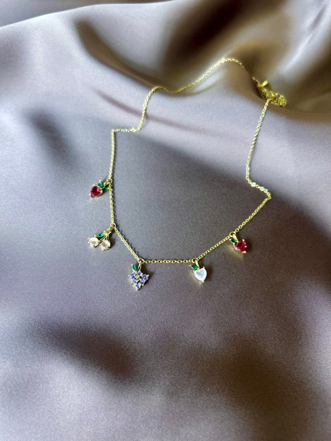 Ernest & Kelly Fruit Charm Necklace