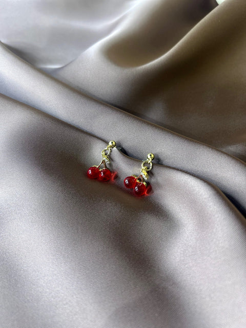 Ernest & Kelly Cherry Earrings