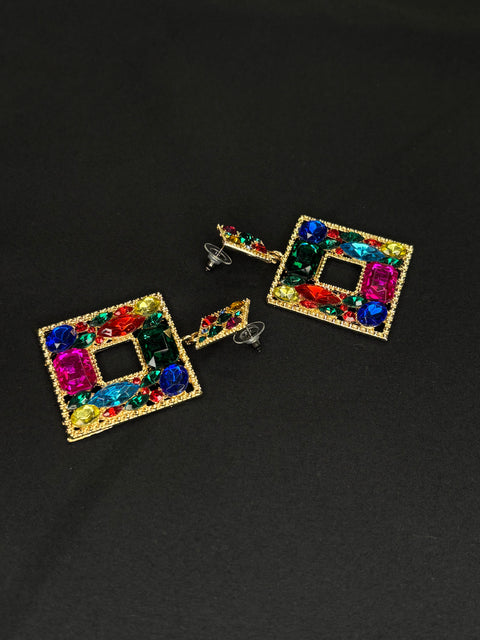 Ernest & Kelly Mosaic Gem Earrings