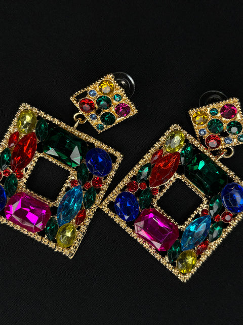Ernest & Kelly Mosaic Gem Earrings