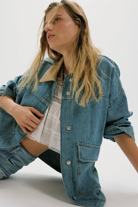 Free People Lemon Denim Jacket - 2 Colors