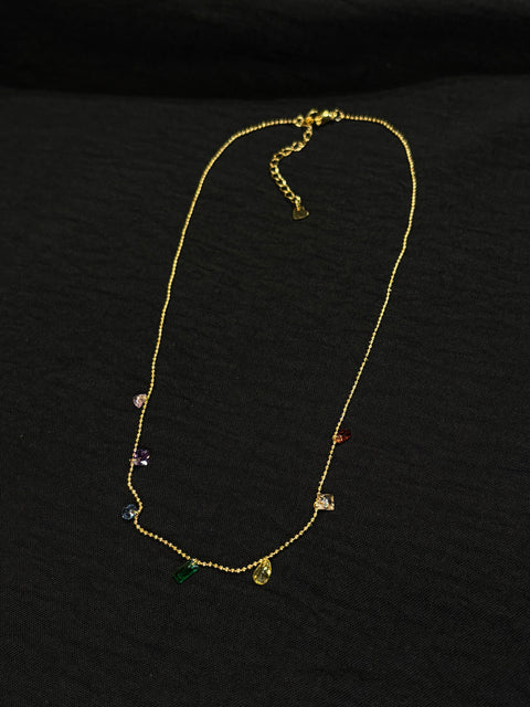 Ernest & Kelly Aura Multi-Gemstone Necklace
