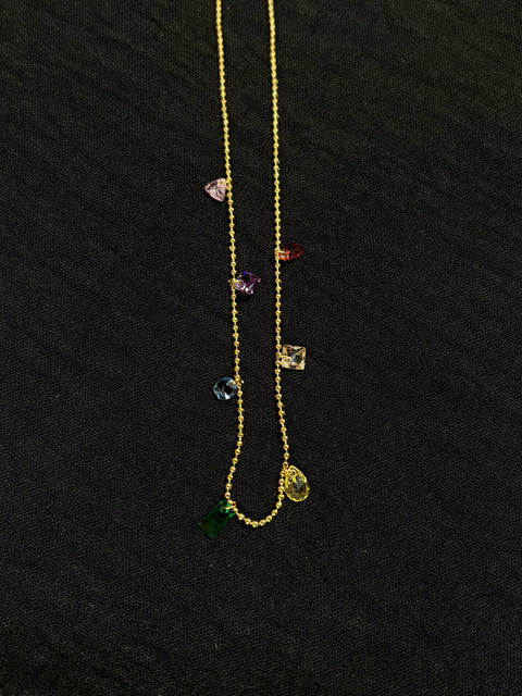 Ernest & Kelly Aura Multi-Gemstone Necklace