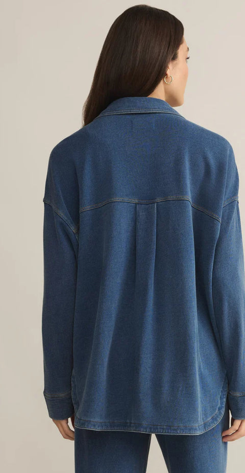 Z Supply Knit Denim Jacket