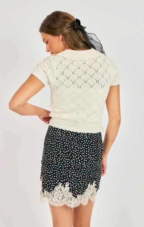 Sadie & Sage New Romance Mini Skirt