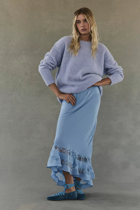 Free People Long Lost Lover Half Slip Skirt