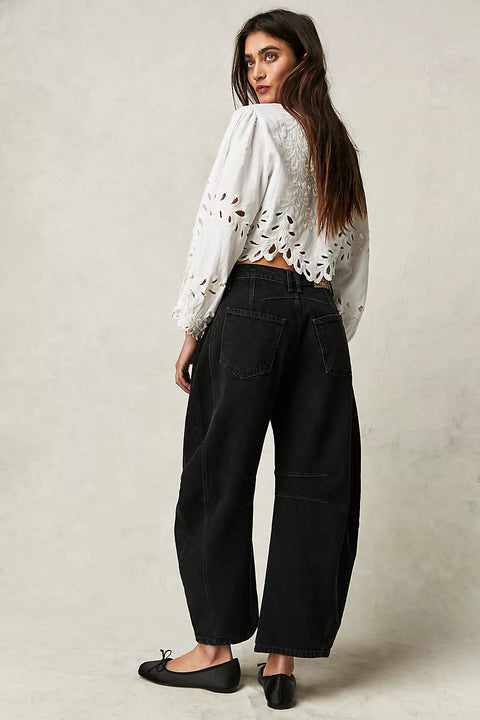Free People Good Luck Barrel Jean - 2 Colors