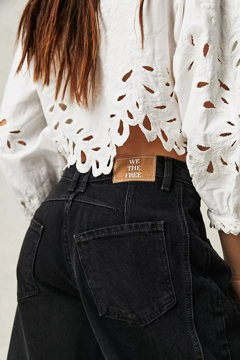 Free People Good Luck Barrel Jean - 2 Colors