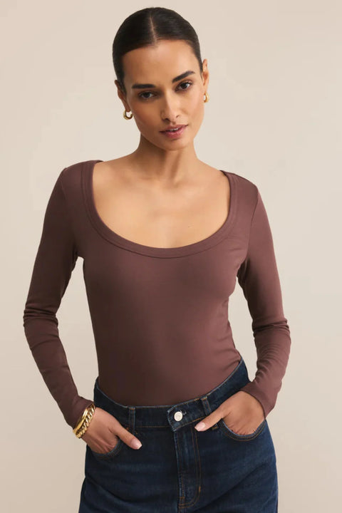 Z Supply Second Skin Scoop Neck Top