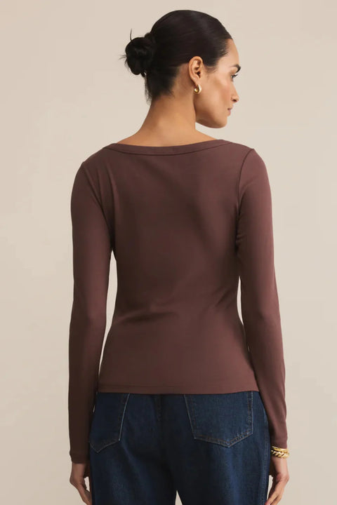 Z Supply Second Skin Scoop Neck Top