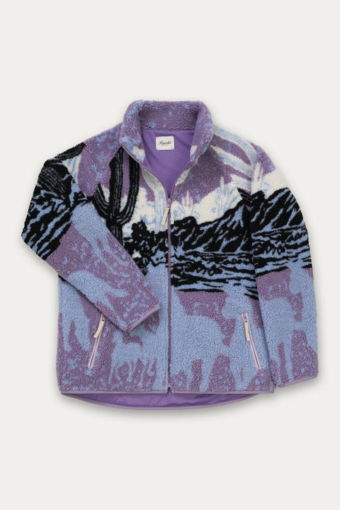 Kuwalla Printed Sherpa Fleece- 3 Colours