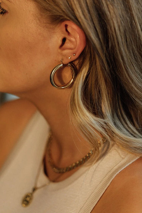Lavender & Grace Goldie Hoops- 2 Colours