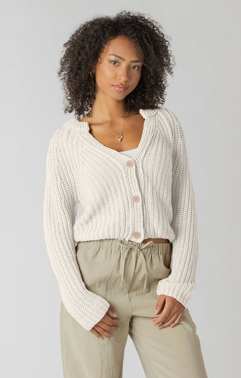 Room 34 Lizzie Textured Button Front Cardigan