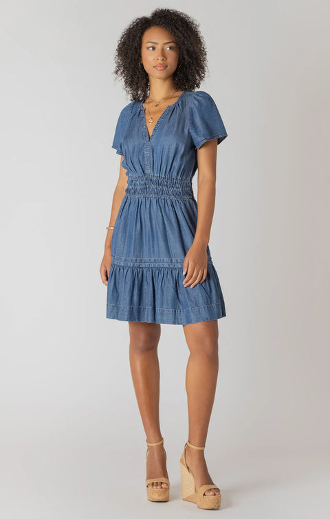 Room 34 Lennon Tiered Mini Dress