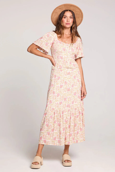 Saltwater Luxe Dagny Midi Skirt