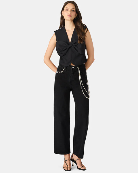 Steve Madden Ayanna Bow Sleeveless Top- 2 Colours