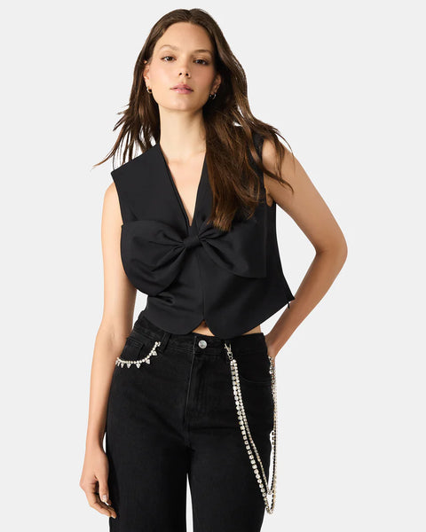 Steve Madden Ayanna Bow Sleeveless Top- 2 Colours