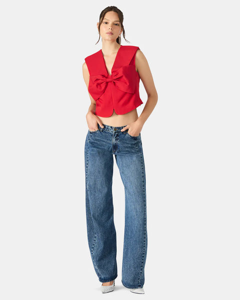 Steve Madden Ayanna Bow Sleeveless Top- 2 Colours