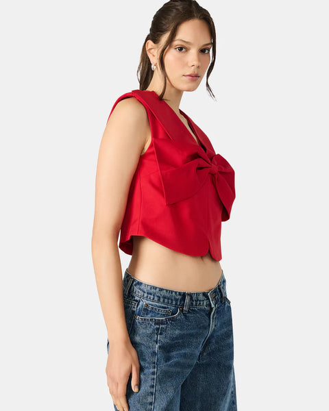 Steve Madden Ayanna Bow Sleeveless Top- 2 Colours
