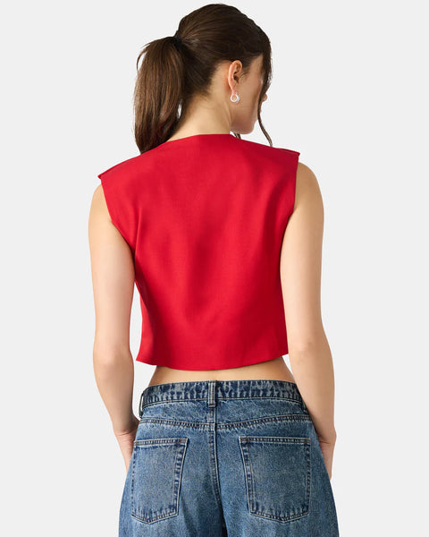 Steve Madden Ayanna Bow Sleeveless Top- 2 Colours