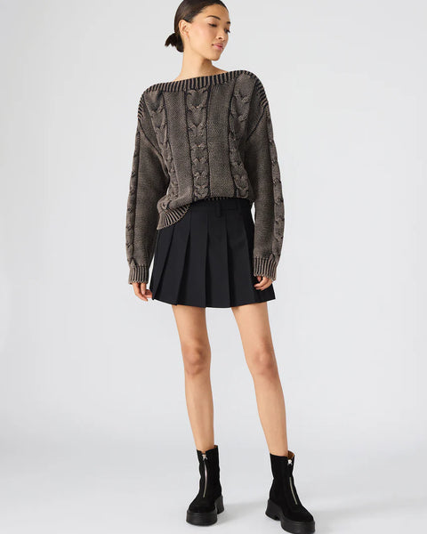 Steve Madden Margo Pleated Mini Skort