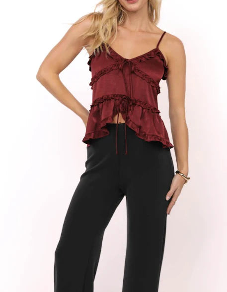 Sadie & Sage El Sol Ruffle Top