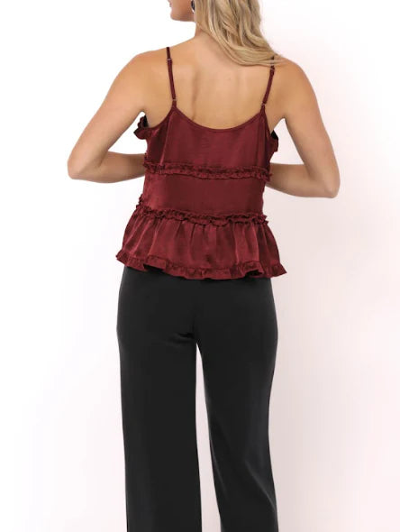 Sadie & Sage El Sol Ruffle Top