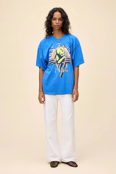 Daydreamer Van Halen 1984 Oversized Jersey Tee