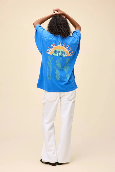 Daydreamer Van Halen 1984 Oversized Jersey Tee