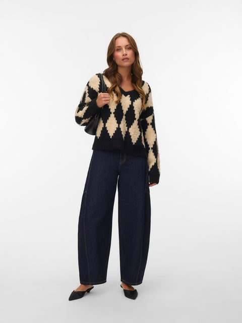 Vero Moda Colleen V-Neck Jumper - 2 Colours