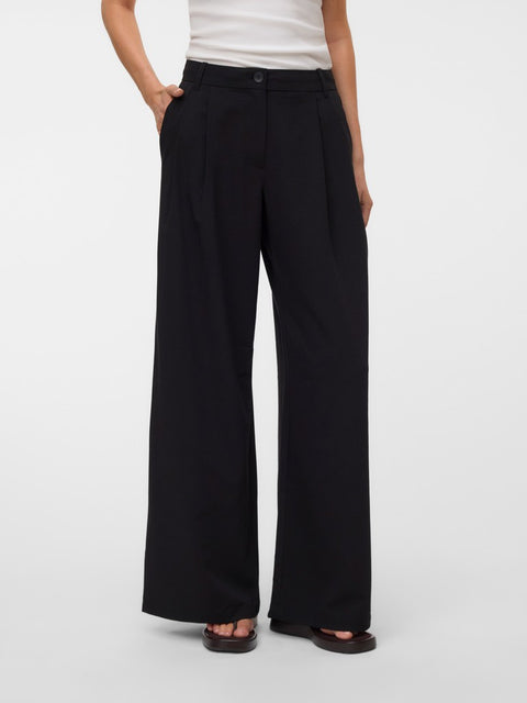 Vero Moda Stella Wide Pleat Pants - 2 Colours, 2 Lenghts