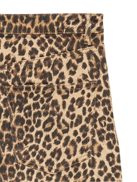 Vero Moda Tessa  Stretch Leopard Jeans- 2 Lengths