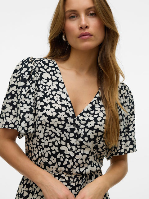Vero Moda Alba Calf Midi Dress