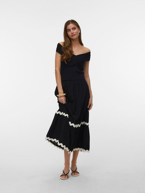 Vero Moda Jenna Midi Skirt-2 Colours