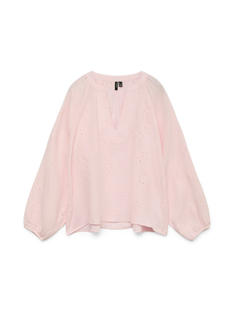 Vero Moda Natali Embroidered Top- 3 Coloyrs