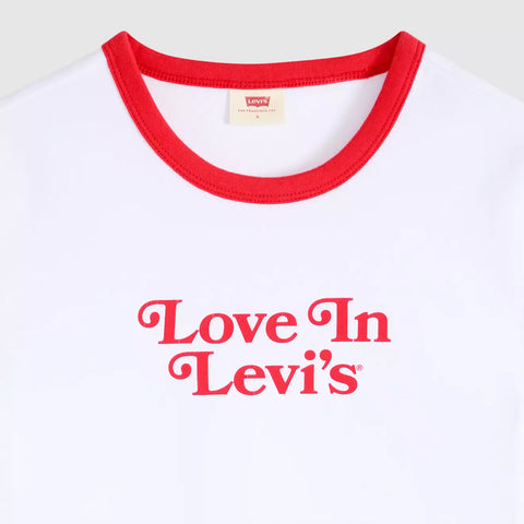 Levi's Love In Levi's Cropped Tee