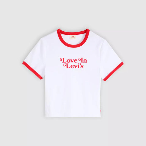 Levi's Love In Levi's Cropped Tee
