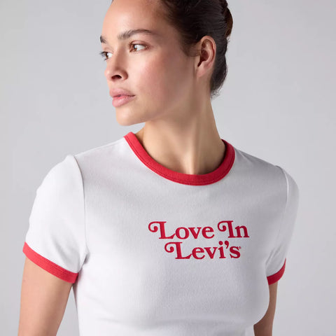 Levi's Love In Levi's Cropped Tee