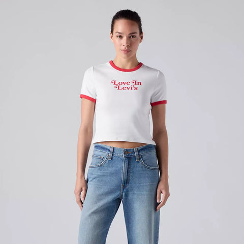 Levi's Love In Levi's Cropped Tee