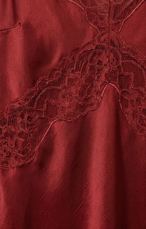 Z Supply Bruna Lace Inset Midi Dress
