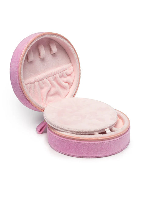 Velvet Jewelry Zip Case- 2 Colours