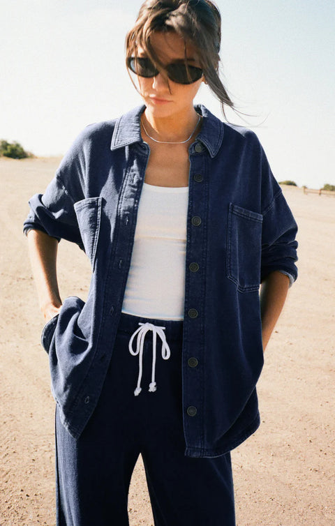 Z Supply All Day Knit Denim Jacket- 2 Colours