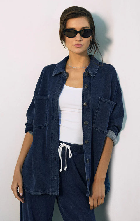 Z Supply All Day Knit Denim Jacket- 2 Colours
