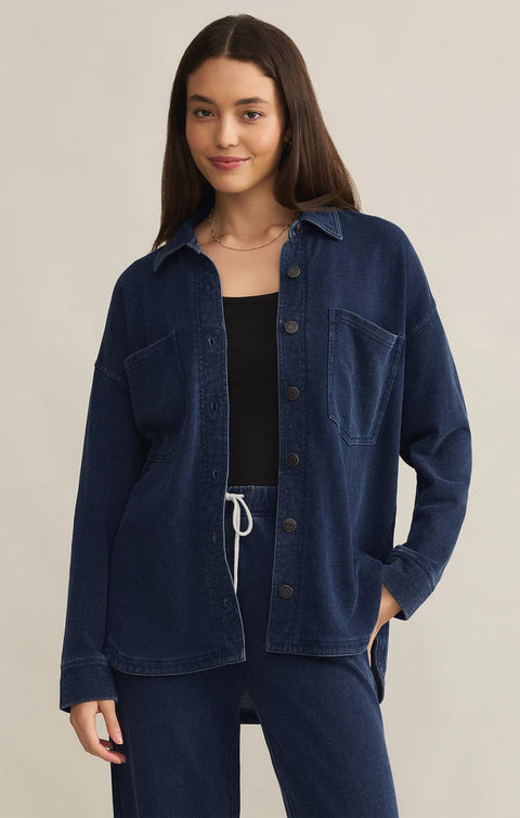 Z Supply All Day Knit Denim Jacket- 2 Colours