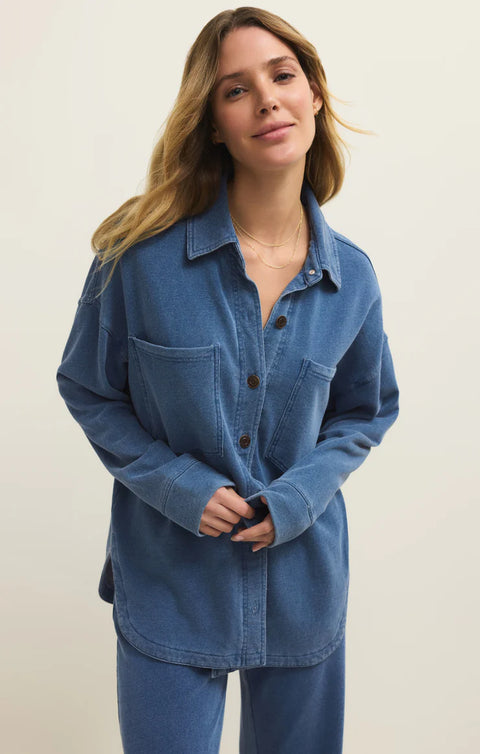 Z Supply All Day Knit Denim Jacket- 2 Colours